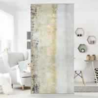 Bilderwelten Raumteiler Abstrakt Goldene Farbfelder I