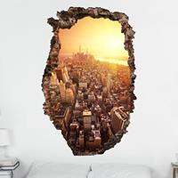 Bilderwelten 3D Wandtattoo Goldene Stadt