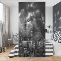 Bilderwelten Raumteiler Architektur & Skyline Sonnenlicht über New York City