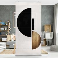 Bilderwelten Raumteiler Geometrischer Halbkreis I