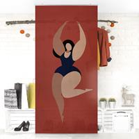 Bilderwelten Raumteiler Miss Dance Blau