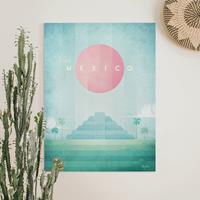 Bilderwelten Leinwandbild Reiseposter - Mexiko