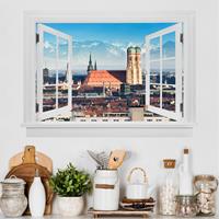 Bilderwelten 3D Wandtattoo Offenes Fenster München