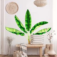 Bilderwelten Wandtattoo Aquarell Bananenpalme XXL