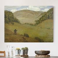 Klebefieber Leinwandbild Kunstdruck Hans Thoma - Stilles Tal