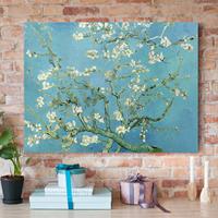 Bilderwelten Leinwandbild Kunstdruck - Querformat Vincent van Gogh - Mandelblüte