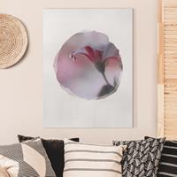 Bilderwelten Leinwandbild Blumen - Hochformat Wasserfarben - Invisible Touch