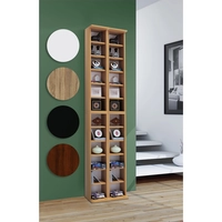 Hioshop Almera wandkast 24 vakkenSonoma eiken decor.