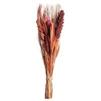 Leen Bakker Droogbloemen boeket mix - roze - 90 cm