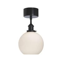 PR Home Omega plafondlamp, opaal/zwart