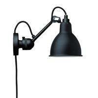 Lampe Gras N304 Wandlamp Mat Zwart Met Stekker