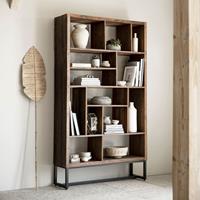 DTP Home Wandrek Timber Hout en staal, 120 x 210cm - Naturel
