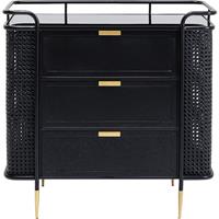 Kare Design Fence Ladekast - Zwart Metaal