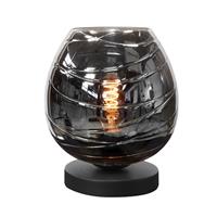 Highlight Fantasy - Tafellamp - E27 - 21 x 21  x 25cm - Zwart