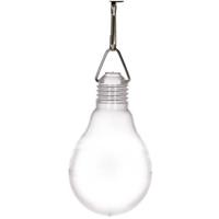 1x Buiten verlichting solar lampenbolletje wit 11,8 cm - Tuinverlichting/feestverlichting lampjes op zonne-energie