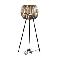 Ptmd Collection Ixavi Ronde Vloerlamp  H108 x Ø40 cm  Ijzer  Goud