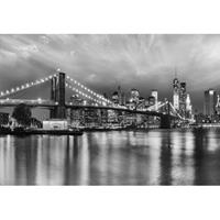 Praxis Komar fotobehang Brooklyn Black and White 368x254cm