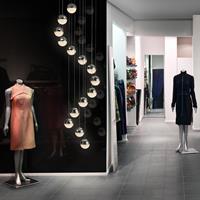 Schuller Valencia LED-Pendelleuchte Sphere 14-flammig chrom App