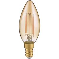 BES LED LED Lamp - Filament - Trion Kamino - E14 Fitting - 2W - Warm Wit-2700K - Amber - Glas