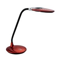 BES LED LED Bureaulamp met Vergrootglas - Aigi Magnoty - 5W - Natuurlijk Wit 5000K - Dimbaar - Glans Rood