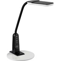 BES LED LED Bureaulamp - Aigi Diplo - 6W - Aanpasbare Kleur - Dimbaar - Rechthoek - Mat Zwart - Kunststof