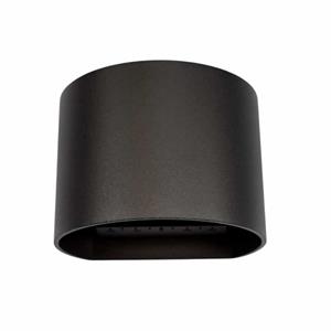 Tronix Wandlamp zwart 2700k dimbaar rond dimbaar verstelbare lichtbundel onder en boven 149-146 