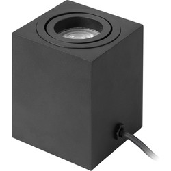 Highlight Rebel - Tafellamp - GU10 - 8 x 8 x 9.5cm - Zwart