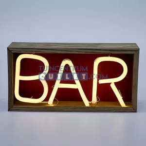 Edelman Neonlight uithangbord BAR l30b15h8cm ww