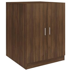 Wasmachinekast 71x71,5x91,5 cm bruin eikenkleur