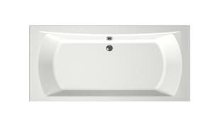 Xenz Robijn bad 190x90cm edelweiss met rand van 2,5cm