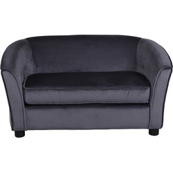 ebuy24 Sofa »Velvet Sofa 2 Personen für Kind grau.«