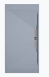Sanifun douchebak Stone Side Grey Smooth 120 x 90 S.