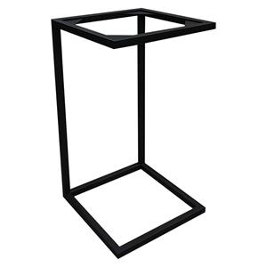 Furniture Legs Europe Onderstel zwart hoogte 60 cm breedte/diepte 33 cm (20 x 20 mm)