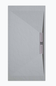 Sanifun douchebak Stone Side Gray 7035 Slate 120 x 90 S.