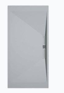 Sanifun douchebak Stone Side Gray 7035 Smooth 120 x 90 P.