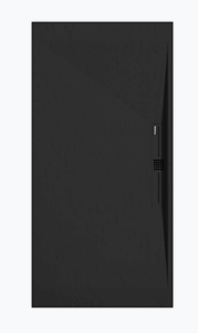 Sanifun douchebak Stone Side Black Slate 120 x 90 P.