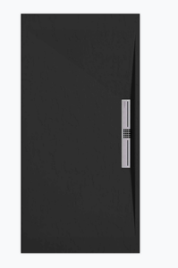 Sanifun douchebak Stone Side Black Slate 120 x 90 S.