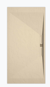 Sanifun douchebak Stone Side Cream Slate 120 x 90 P.