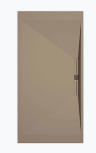 Sanifun douchebak Stone Side Moka Smooth 120 x 90 P.