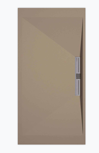 Sanifun douchebak Stone Side Moka Smooth 120 x 90 S.