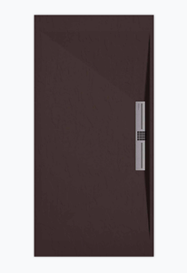 Sanifun douchebak Stone Side Chocolate Slate 120 x 90 S.