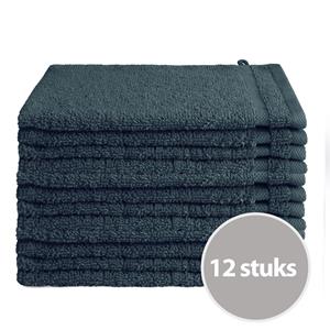 Byrklund Washand 16x21 cm 500gram Donkerblauw - 12 stuks