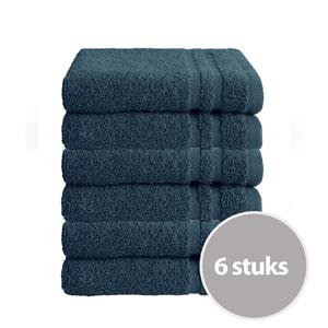 Byrklund Gastendoek Donkerblauw 30x50 cm - 6 stuks