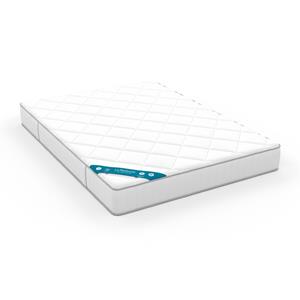 Matras in latex, half stevig, 15cm, 3 zones
