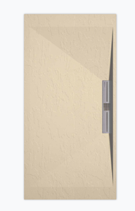 Sanifun douchebak Stone Side Cream Slate 120 x 70 S.