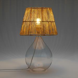 LA REDOUTE INTERIEURS Lampin glas en hennep, Yaku