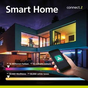 EGLO connect Saliteras-Z LED-Deckenleuchte schwarz