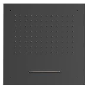 Tres Hoofddouche  Plafond met Waterval 50x50 cm Mat Zwart