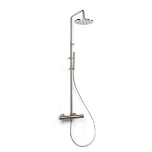 Bongio Regendoucheset Luxe  Squadra Thermostatisch Opbouw met Handdouche RVS