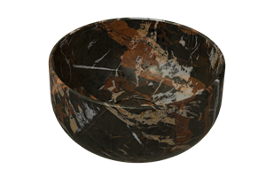 Balmani Bowl waskom Portoro Gold marmer rond Ø 24 cm
